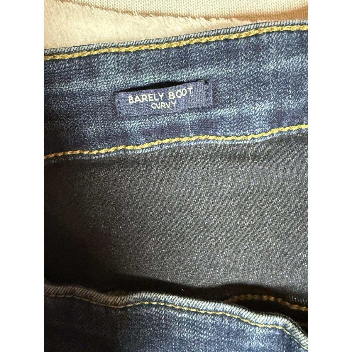 Talbots Flattering Collection Jeans Women’s 24W Curvy Barely Boot Stretch Blue