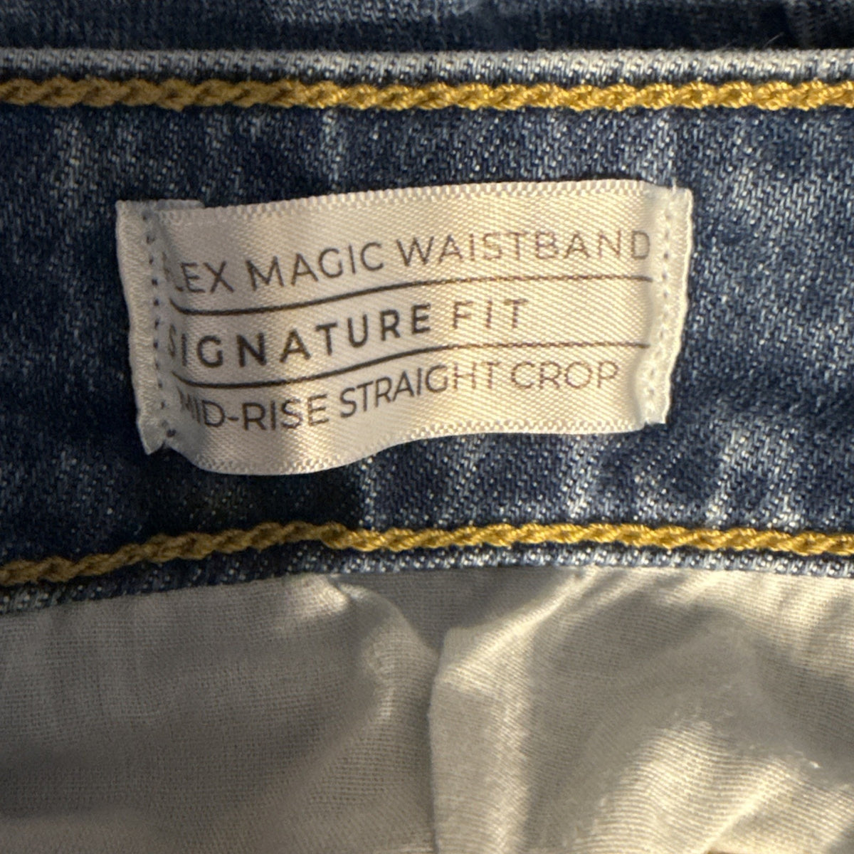 Lane Bryant straight crop jeans Women’s Plus Size 24 Blue Stretch Pockets Casual