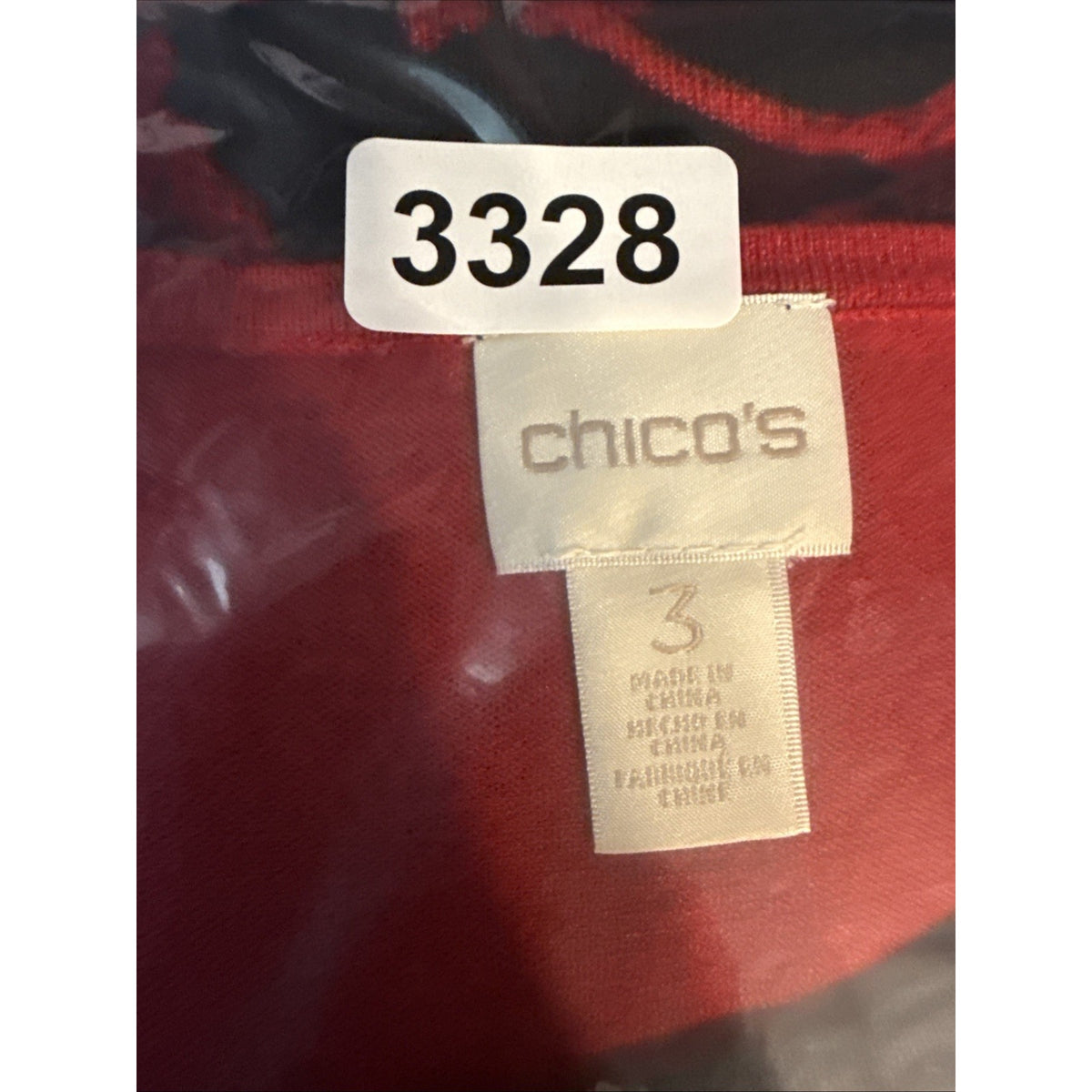 Chico's 3 (16/18) Sweater Top Womens Floral Long Sleeve Knit Classic