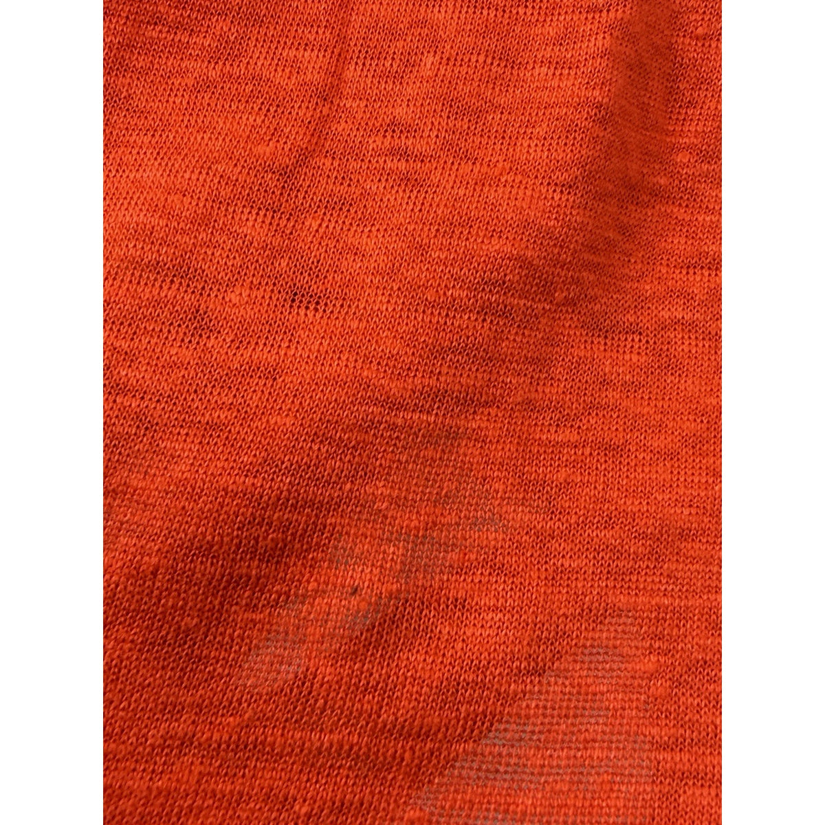 Tahari 1X 100% Linen Top Coral Red V Neck Oversized Relaxed Boho Coastal