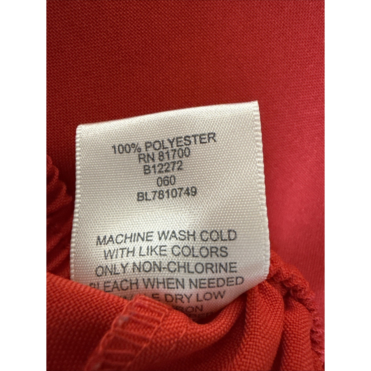 Blair Red Dress Pants Women’s Size 10 Petite Pull On Elastic Waist Pockets