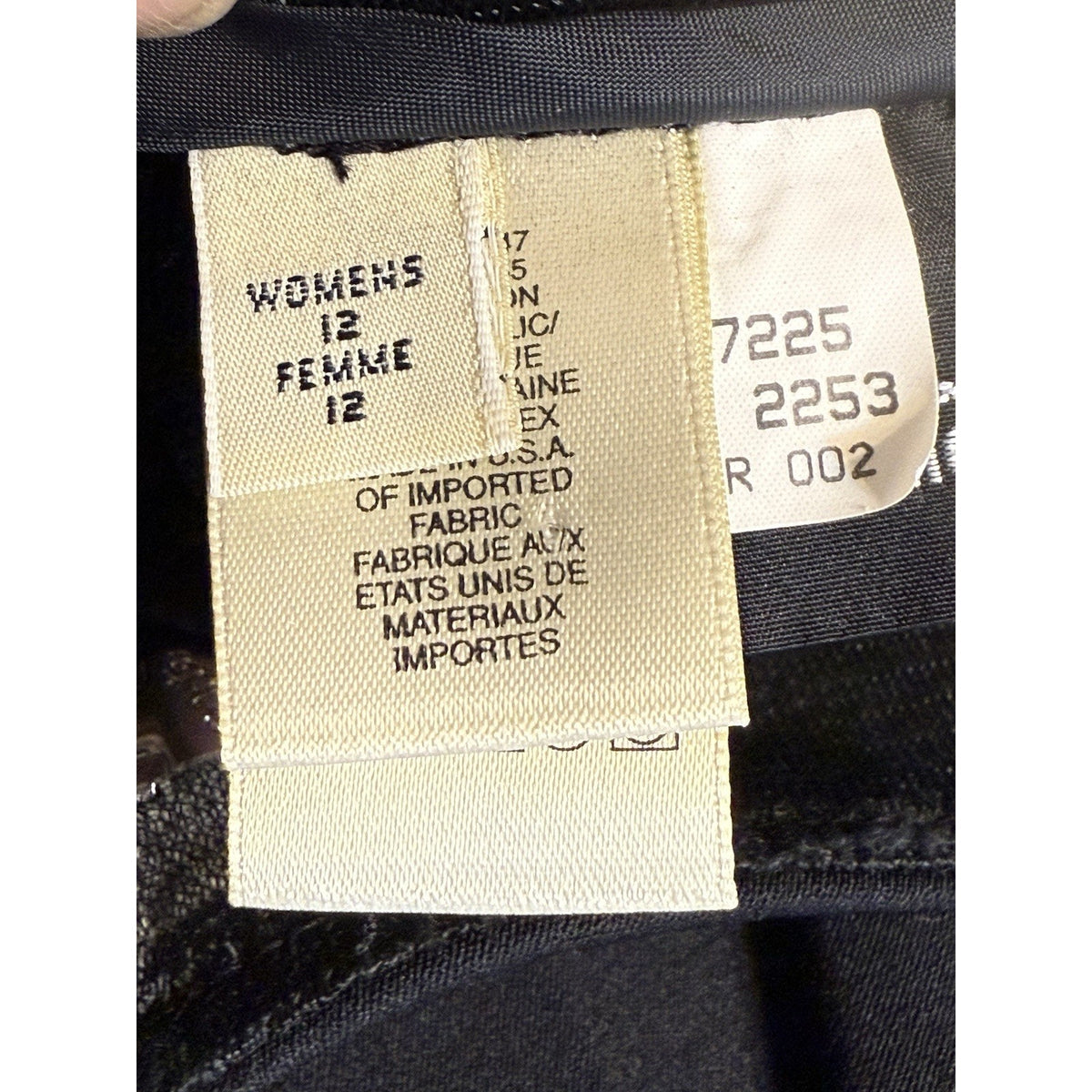 Eddie Bauer Women’s 12 Schoeller Stretch Riding Pants Black Nylon Blend