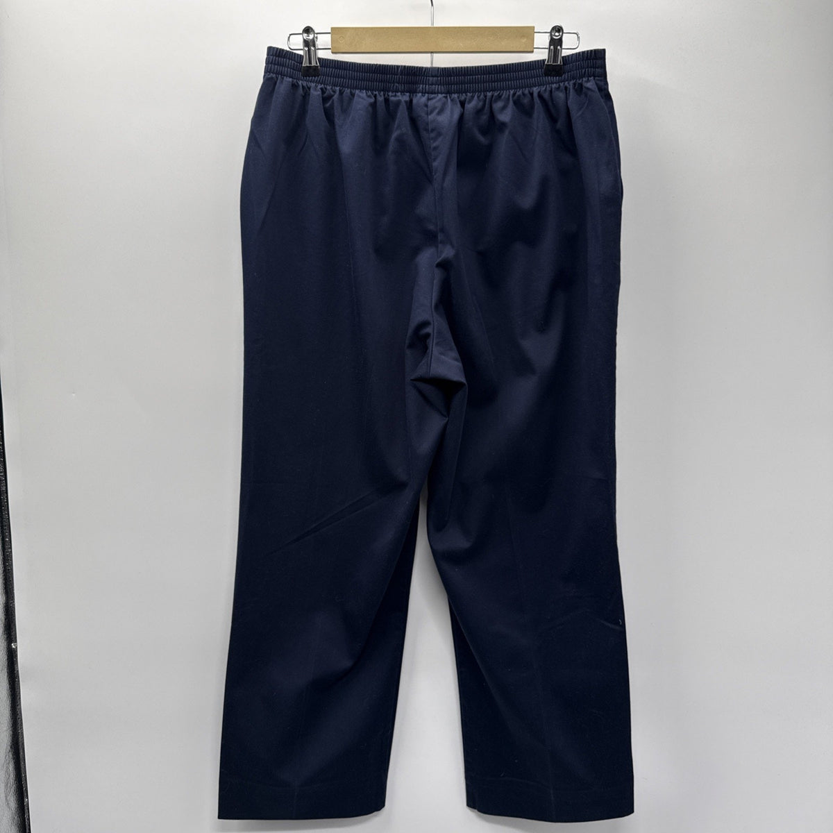 Alfred Dunner Women’s Size 12 Blue Pull On Elastic Waist Straight Leg Pants