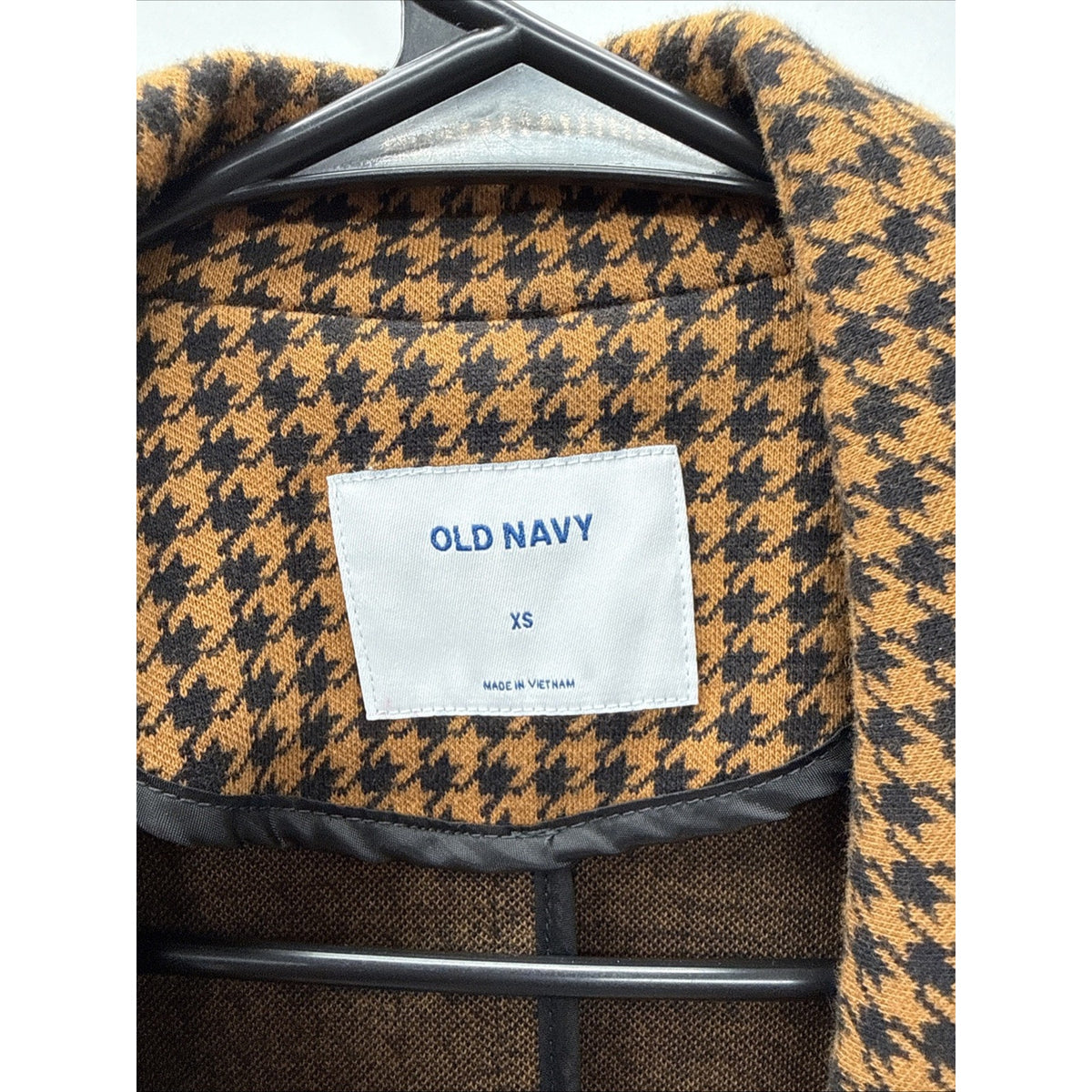 Old Navy Womens Jacquard Boyfriend Blazer - Women’s XS Long Sleeve One Button