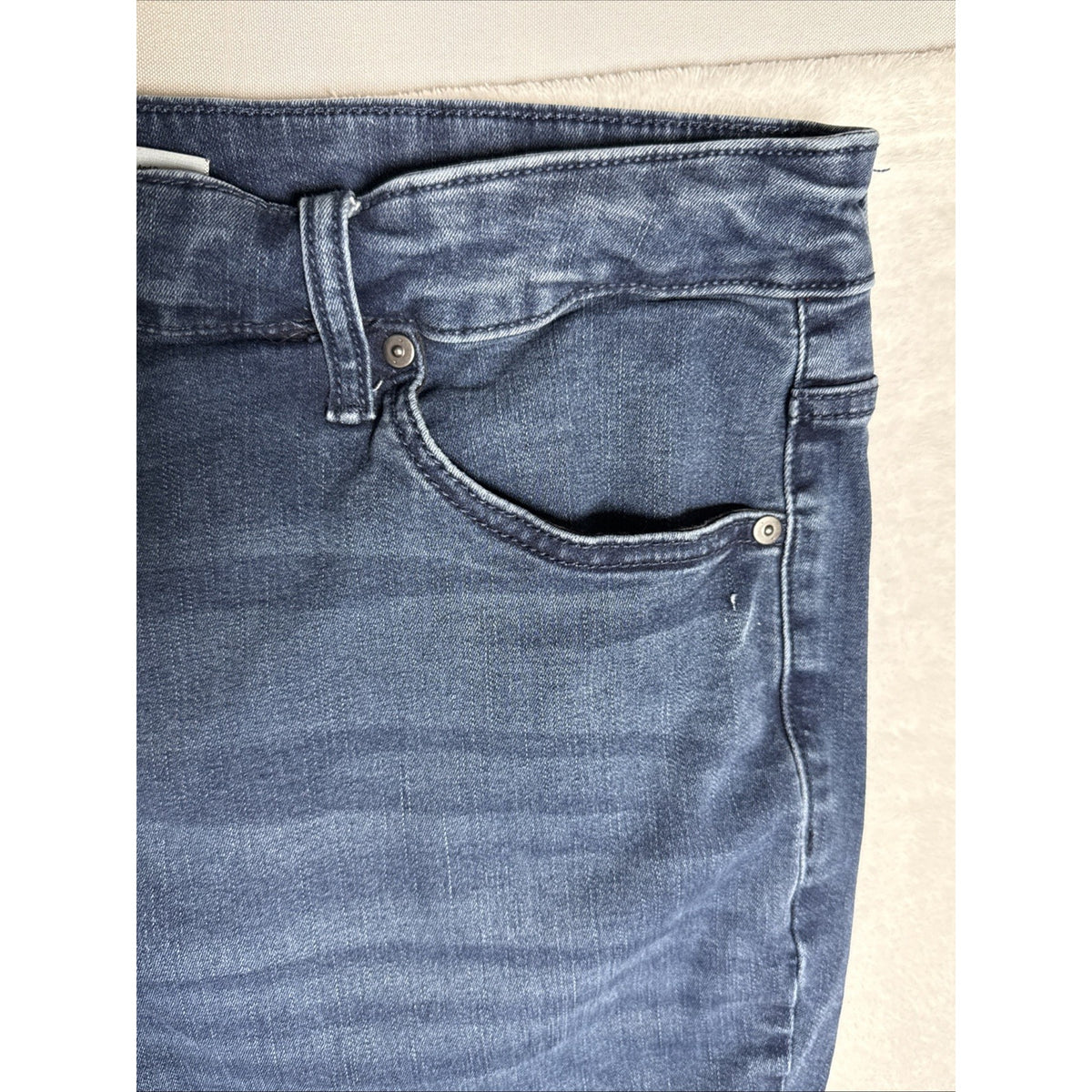 Terra & Sky Jeans - Womens Size 18W Skinny Blue - High Rise 5 Pocket Stretch