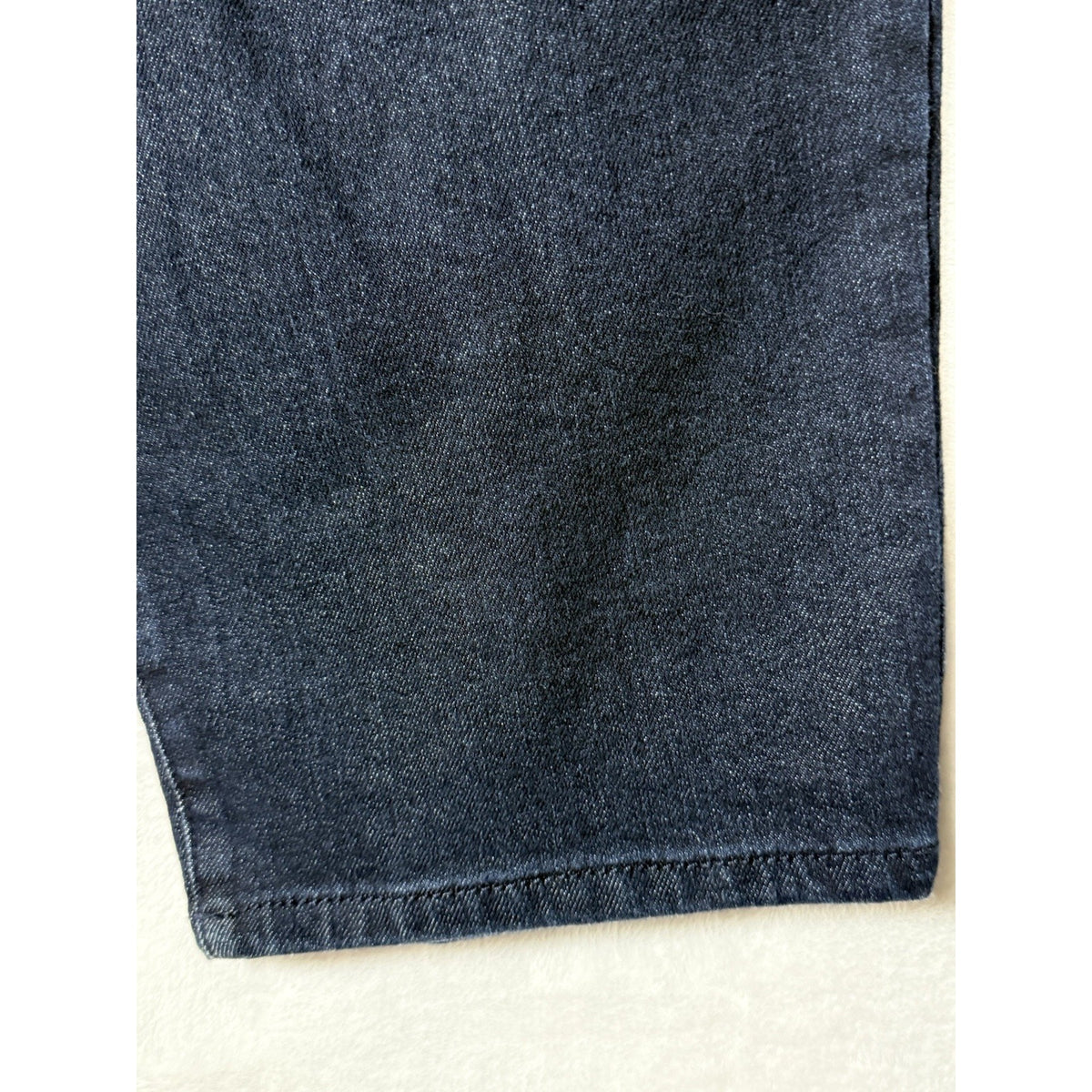 Terra & Sky Straight Jeans Women 26W Petite Dark Wash Stretch Denim Plus Size