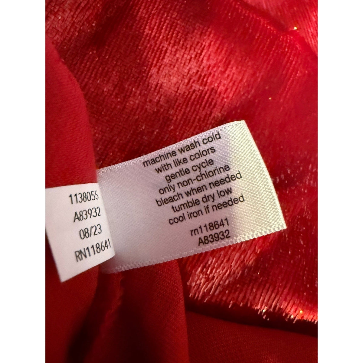 Lane Bryant Red Velvet Short Sleeve Women’s Blouse Top Size 24 Stretch