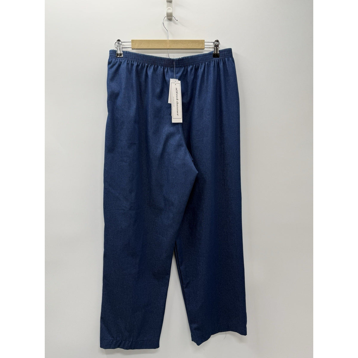 Alfred Dunner Womens Sz 18 Pull On Jeans NWT Elastic Waist Stretch Denim Pockets