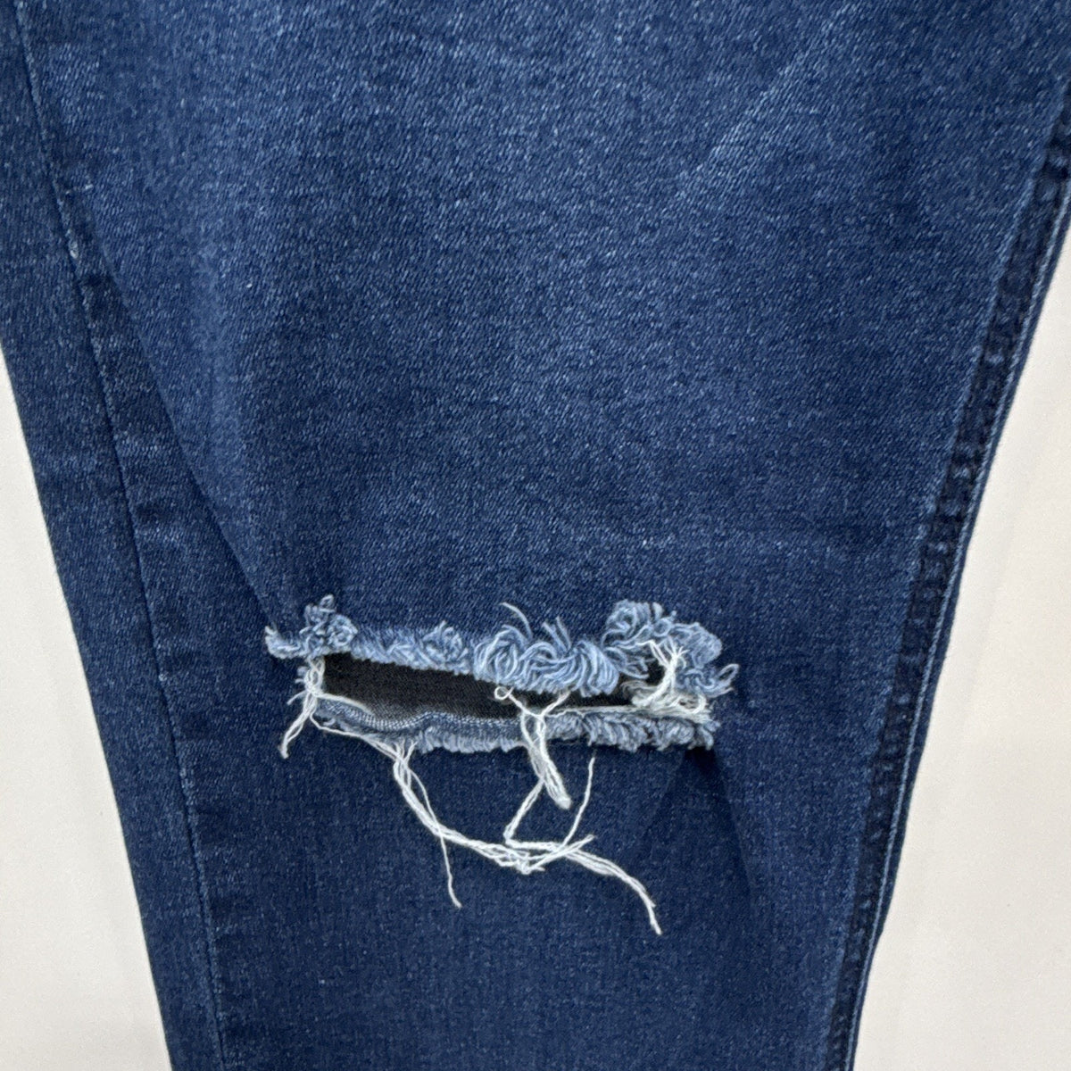 American Bazi Jeans Women’s 1X Pull On Stretch Denim Distressed Ripped Skinny