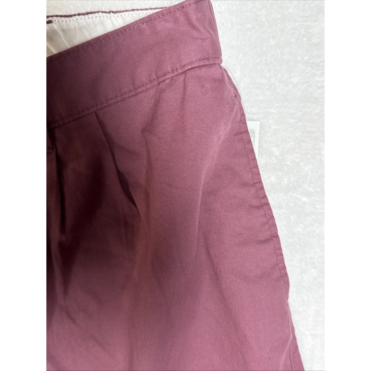 Old Navy Womens 2X-Large Dusty Mauve Pleated Extra High-Rise OG Chino Shorts NWT