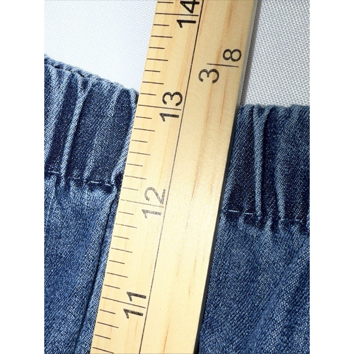 DENIM 24/7 Women’s Size 20w Pull On Blue Stretch Jeans Elastic Waist Casual
