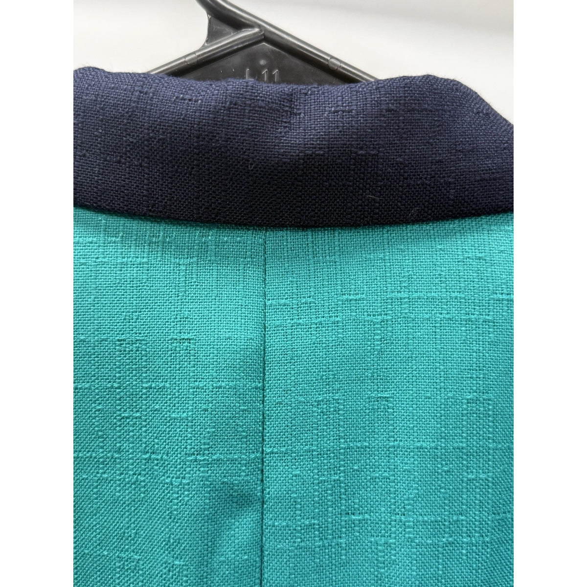 Vintage Worthington Teal Blazer Jacket 18W Gold Button Career Preppy Office 90s