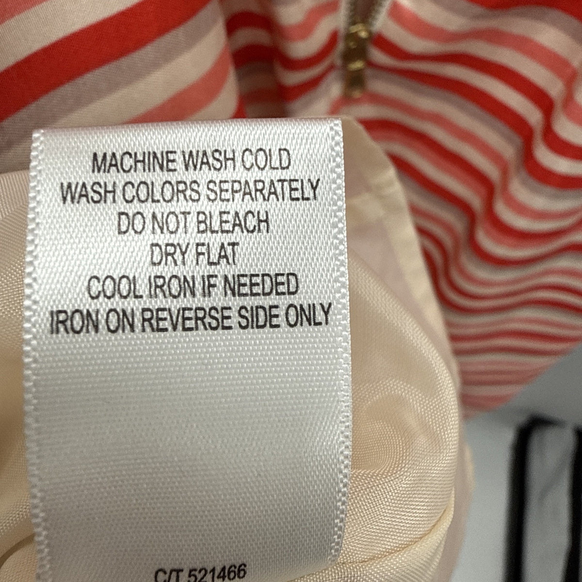 Just Taylor Womens Dress Multi Orange Stripped Lined Zip Fit/Flare Size 14