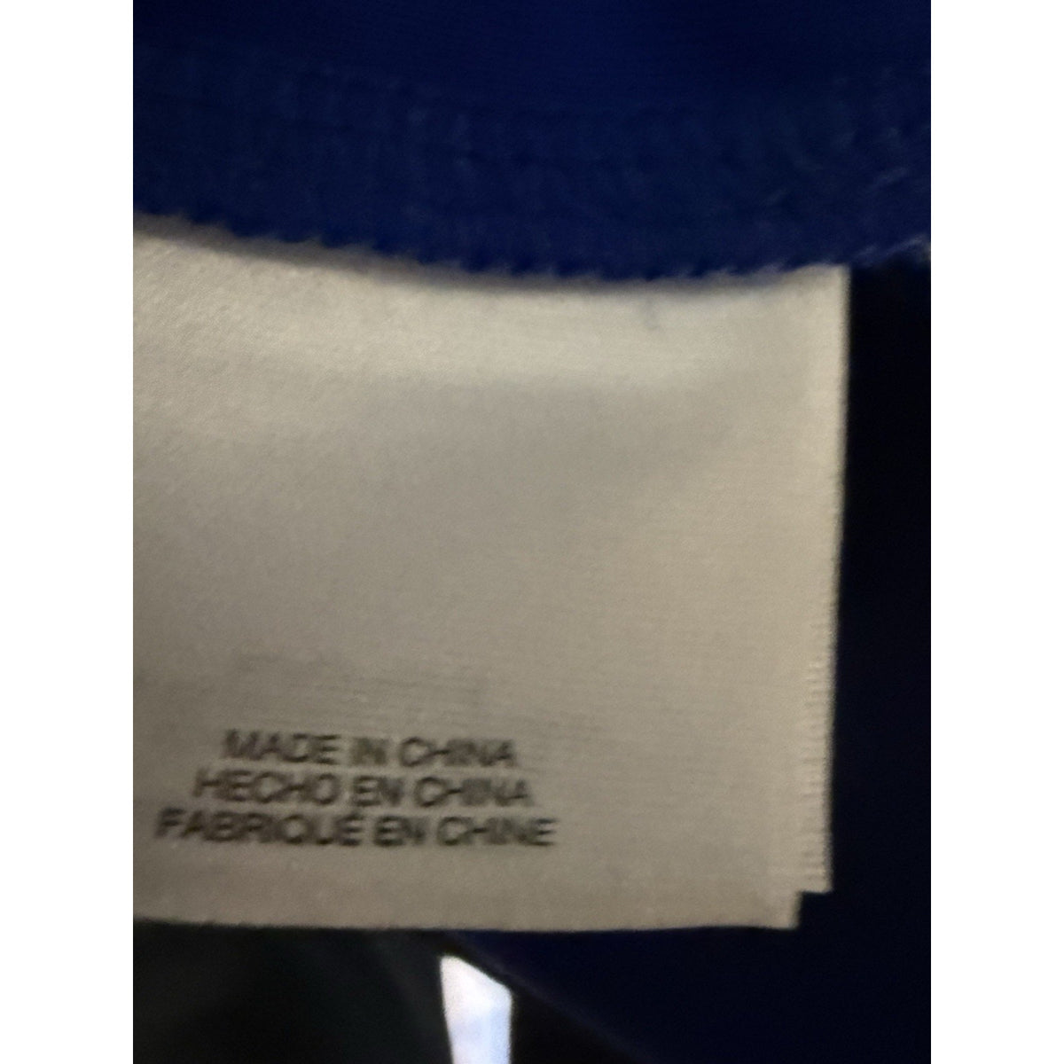 Anne Klein Blue Knit Top Women Small 3/4 Sleeve Stretch Minimalist Career Casual