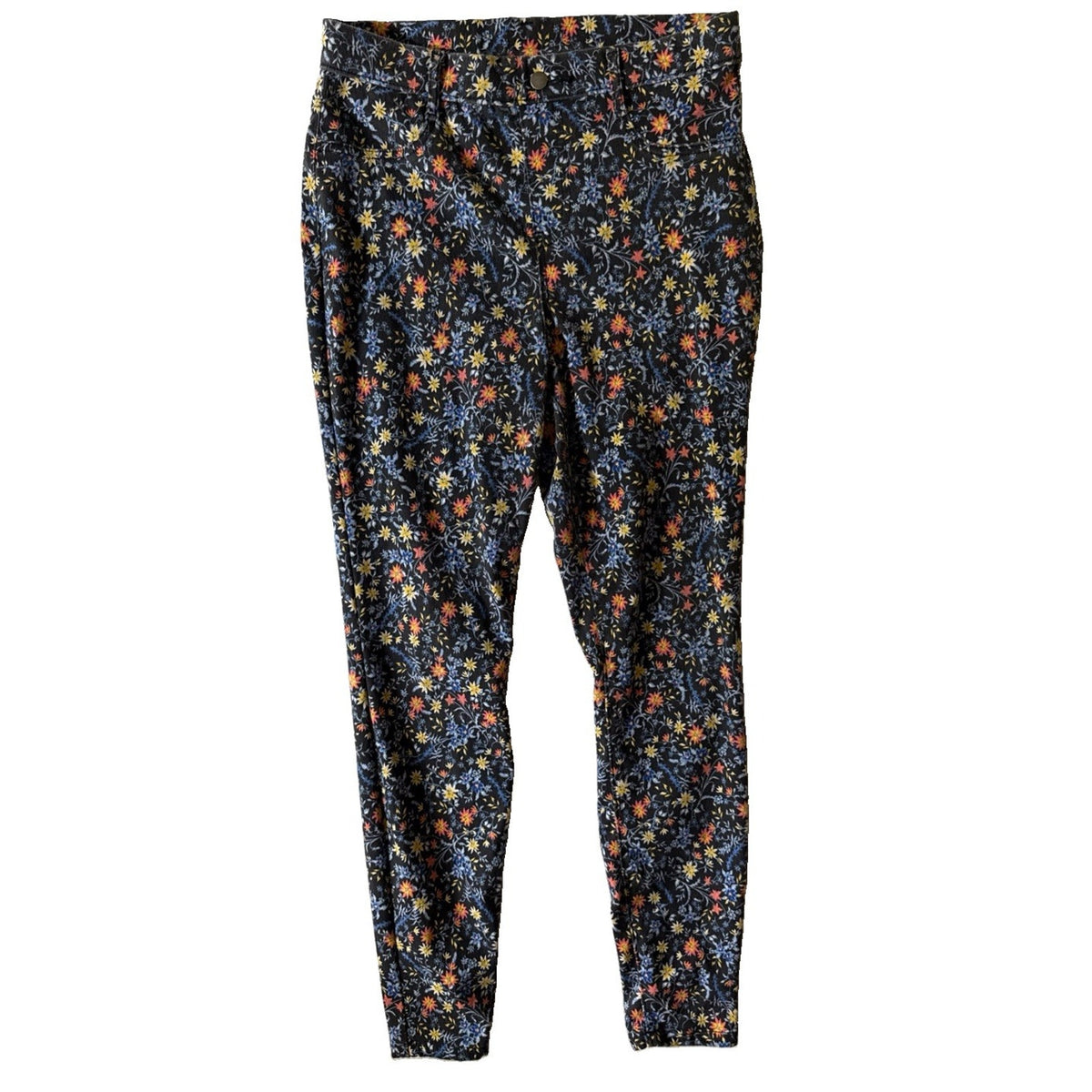 Time and Tru Women’s High-Rise Stretch Fitted Floral Jegging Size M(8-10)