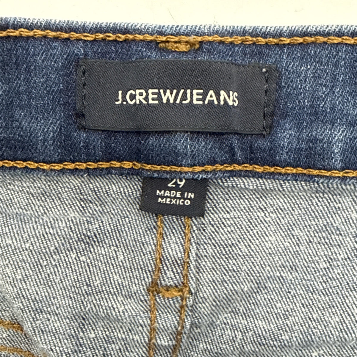 J Crew Jean Cut Off Shorts Women Size 29 Blue Denim Cuffed NEW