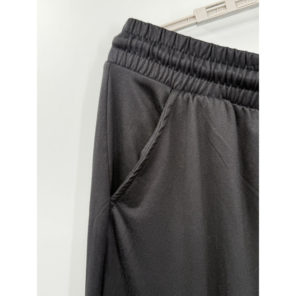 No Comment Plus 3X Cargo Pants Pull On Elastic Waist Black Stretch NWT