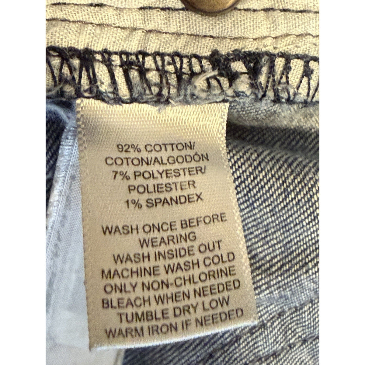 Ann Taylor LOFT Distressed Straight Leg Jeans Women Medium Wash Stretch