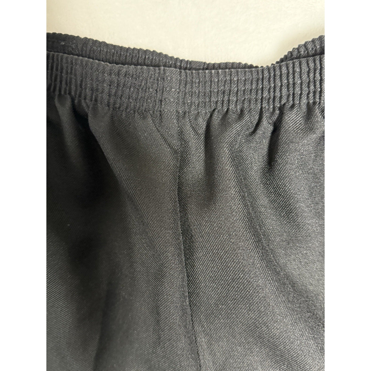 Alfred Dunner Black Pull On Pants Women’s 12 Straight Leg Elastic Waist 29.5