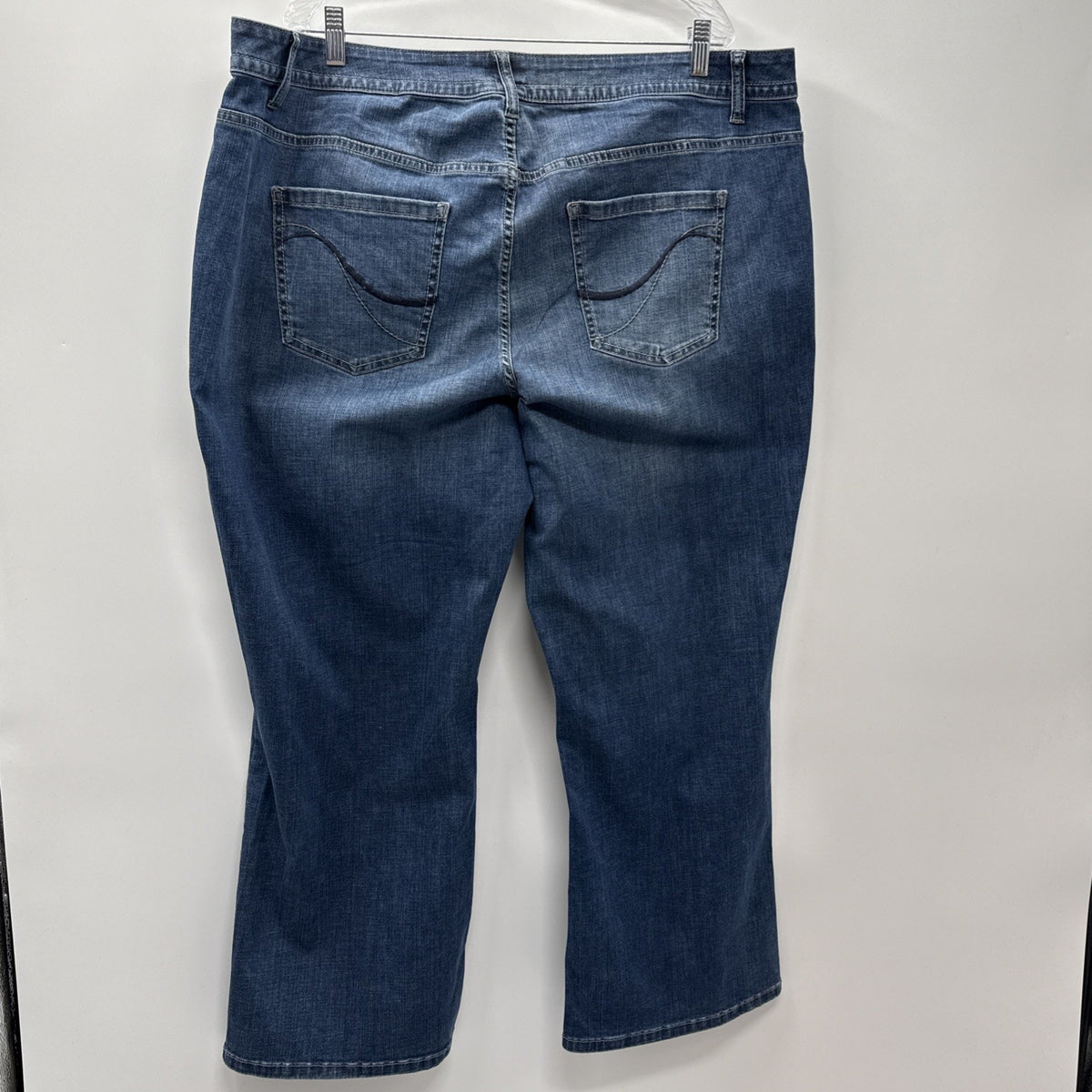 Lane Bryant Women's Genius Fit Boot Cut Jeans Size 24 Short 5 Pocket Casual