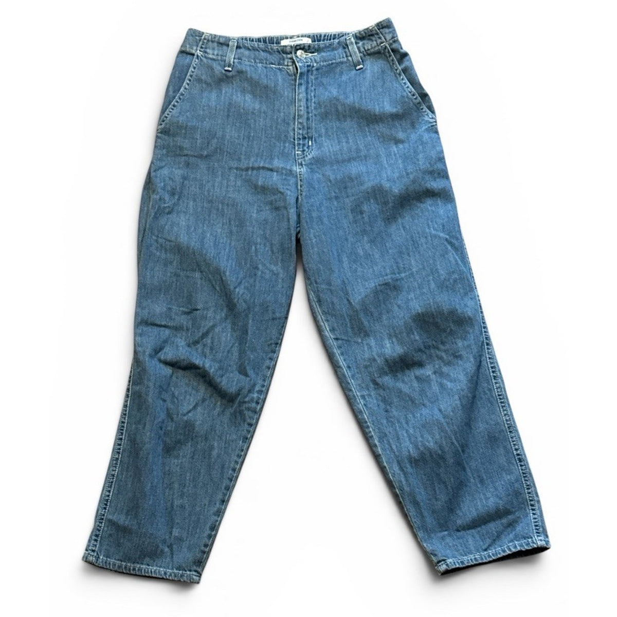 Denizen From Levi’s Loose Taper Jeans Women 8 W29 High Rise Crop Mom Denim
