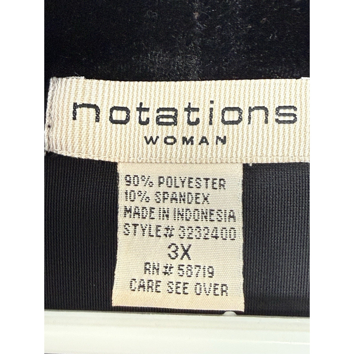 Notations Woman Black Velvet Open Front Cardigan 3X Stretch Drape Whimsigoth