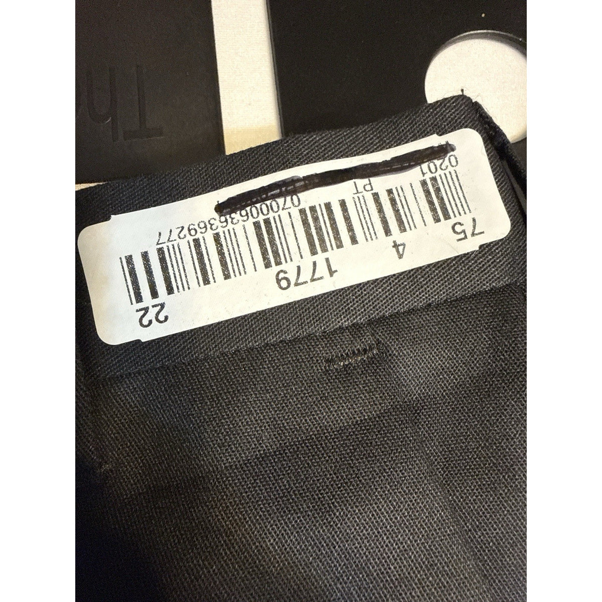 Cintas Comfort Flex Black Work Pants Mens 32x34 Straight Leg Uniform Career