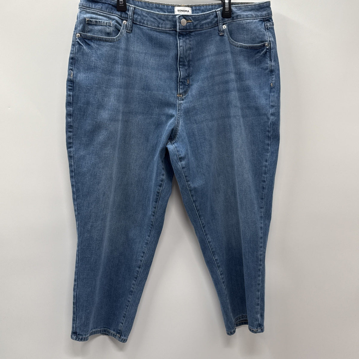 Sonoma Jeans Women Size 20W 5 Pocket 25” Inseam Denim Crop Pants