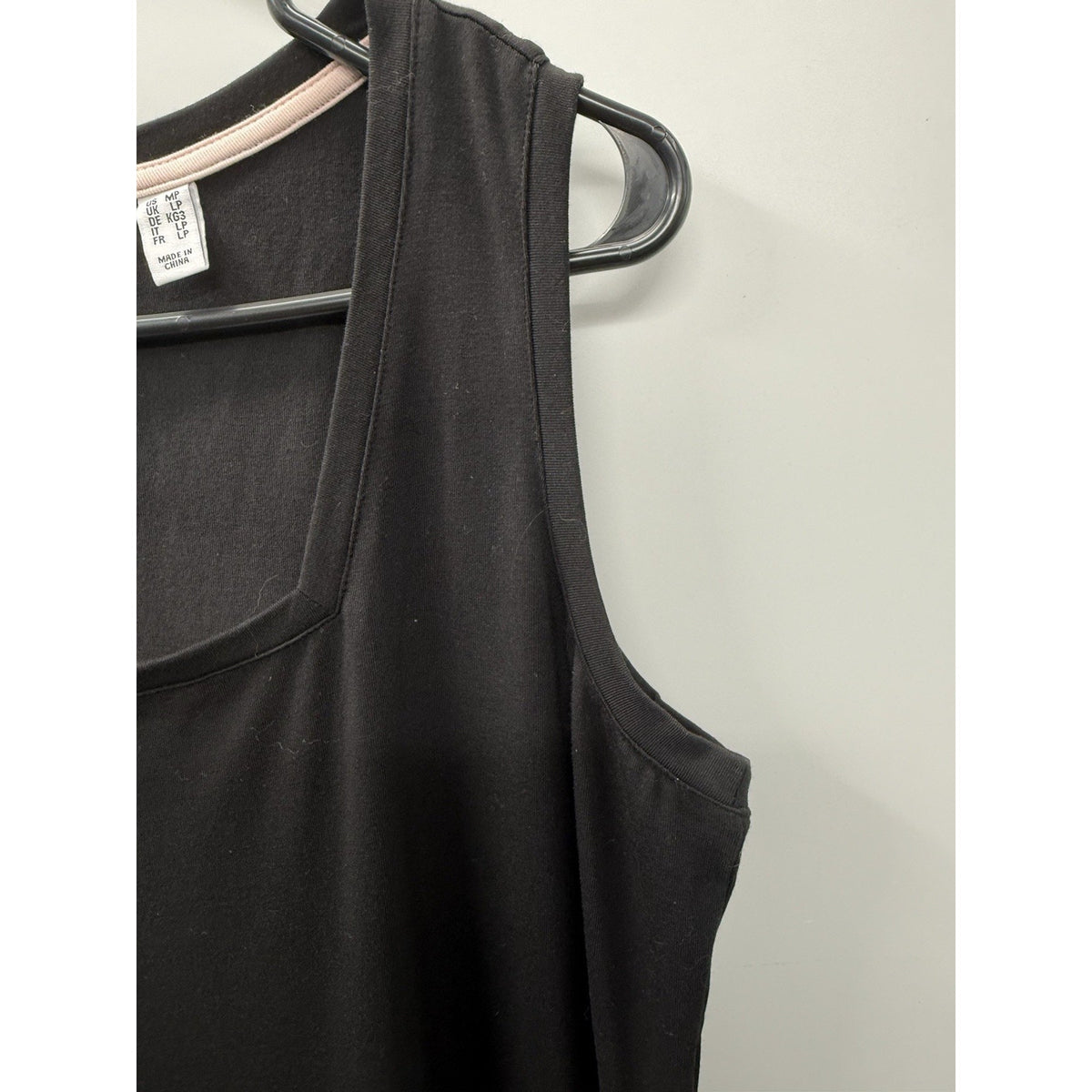 Isaac Mizrahi Live Black Sleeveless Midi Dress Petite Medium Side Slit Stretch