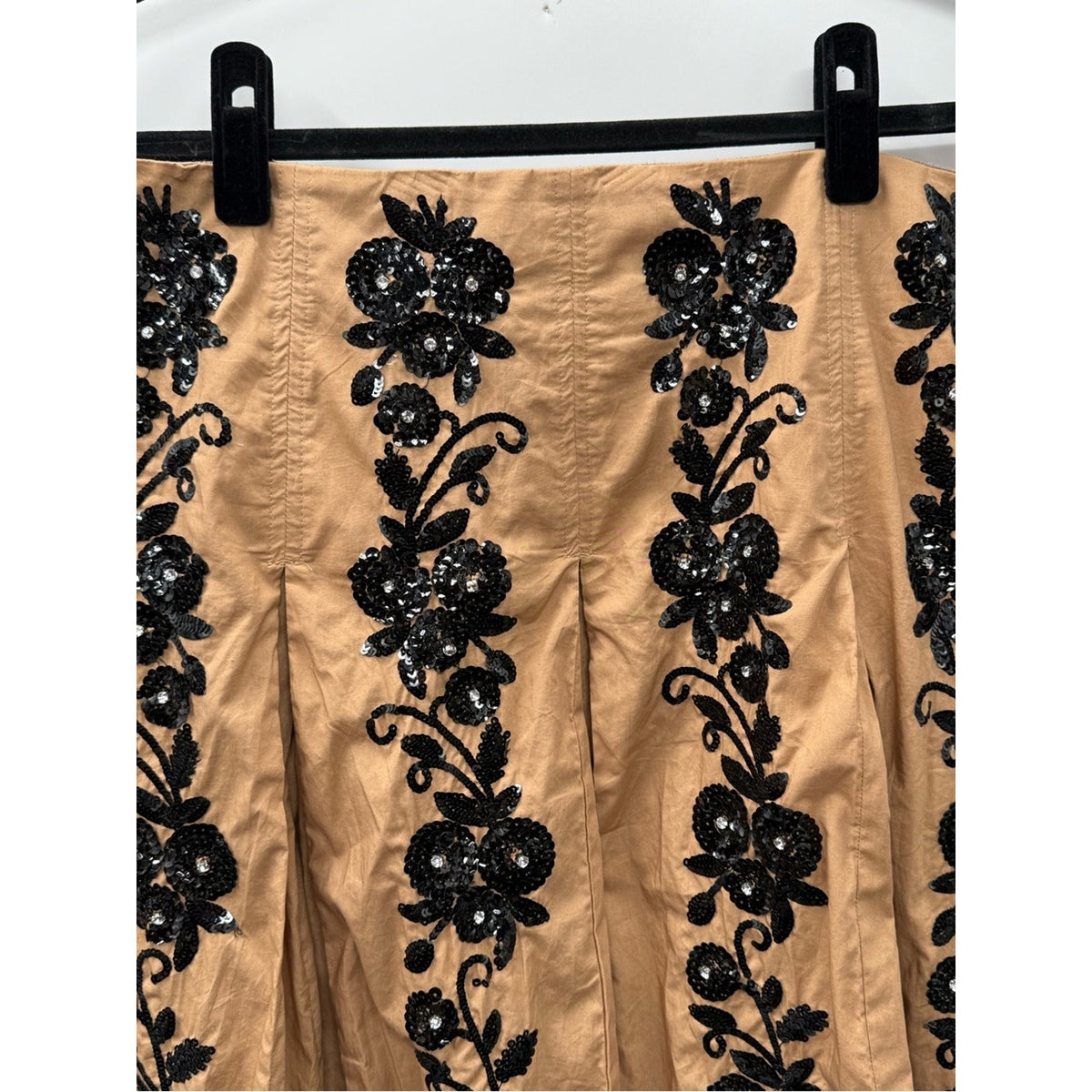 J.Crew Collection Spring 2025 Embellished Cotton Midi Skirt – Size 12