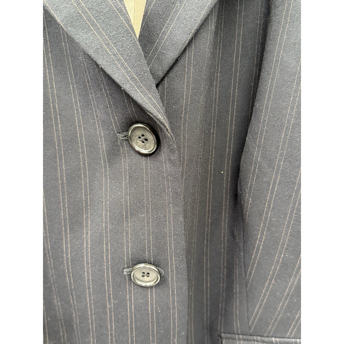 Style & Co Woman 18W NWT Black Pinstripe Stretch Blazer Career Office Jacket