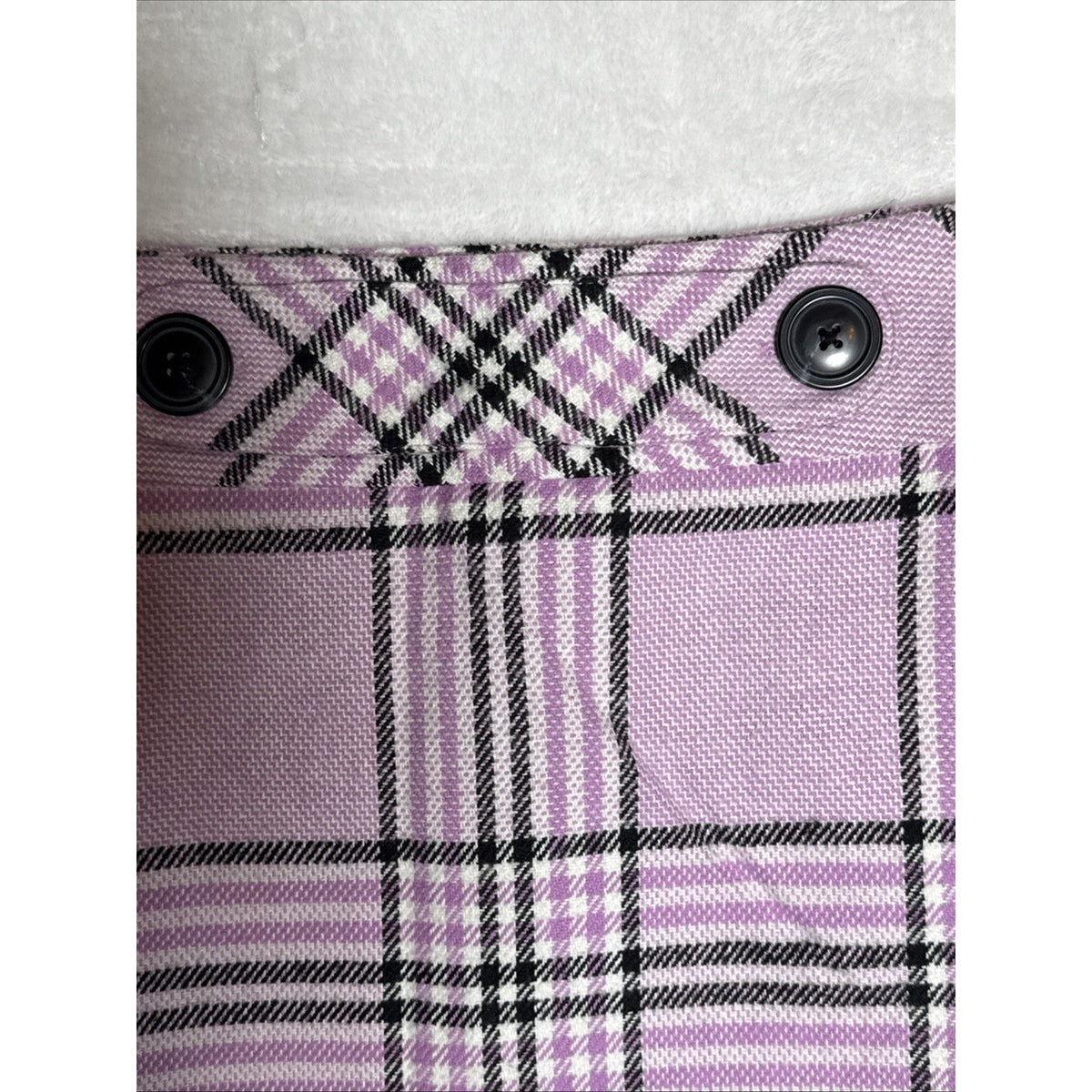 Ann Taylor Women Sz 8 Pink Plaid Mini Skirt Clueless Y2K Preppy Legally Blonde