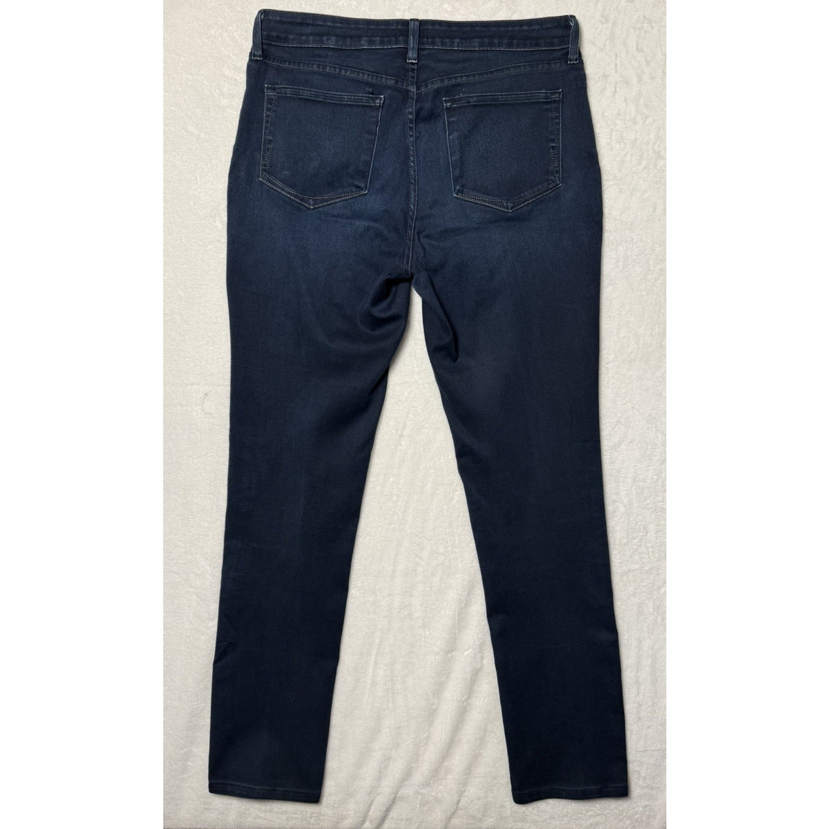 NYDJ Women Skinny Jeans Dark Wash Blue Lift Tuck Technology Sz 12 long legging