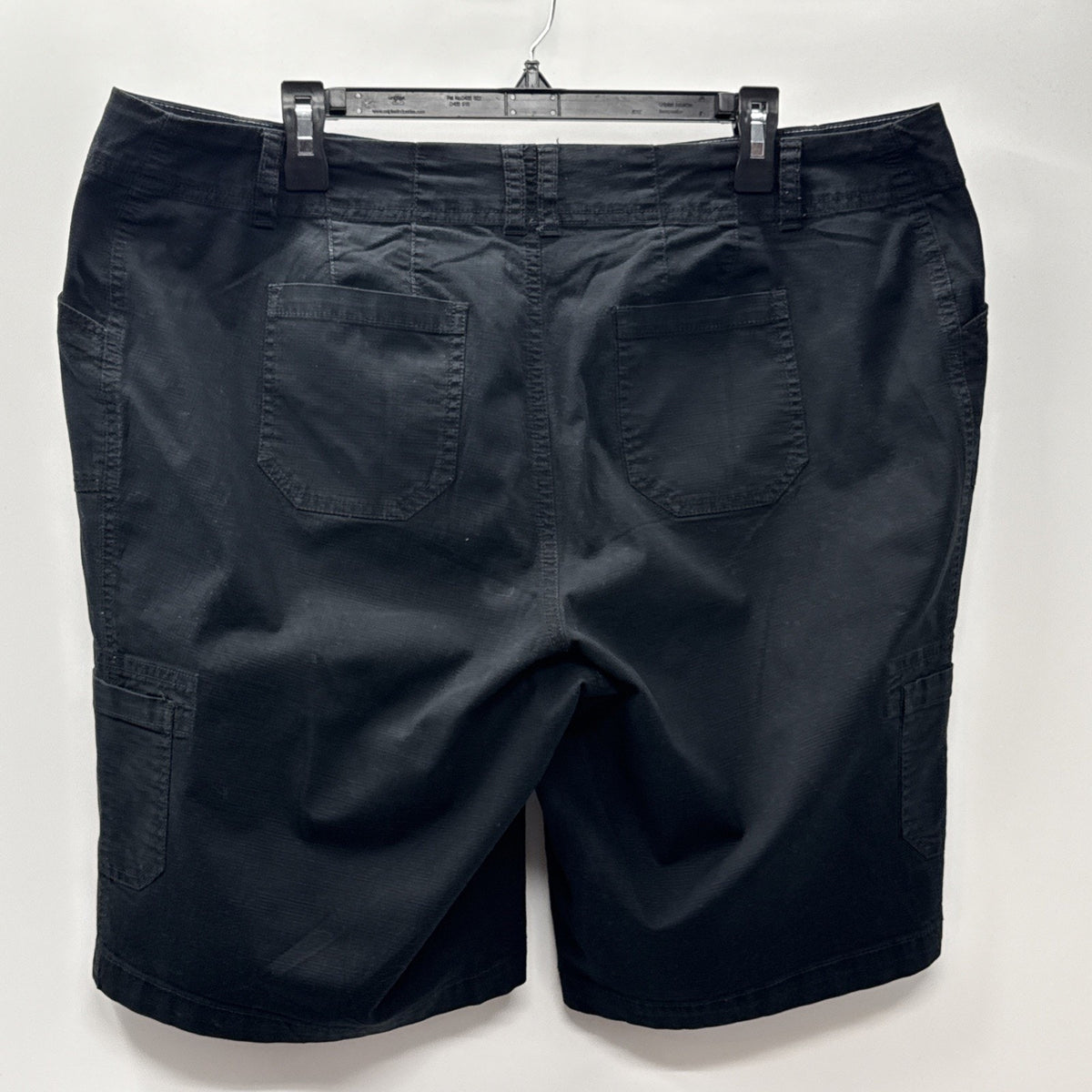 Womens Lane Byrant Black Bermuda Cargo Shorts Size 16