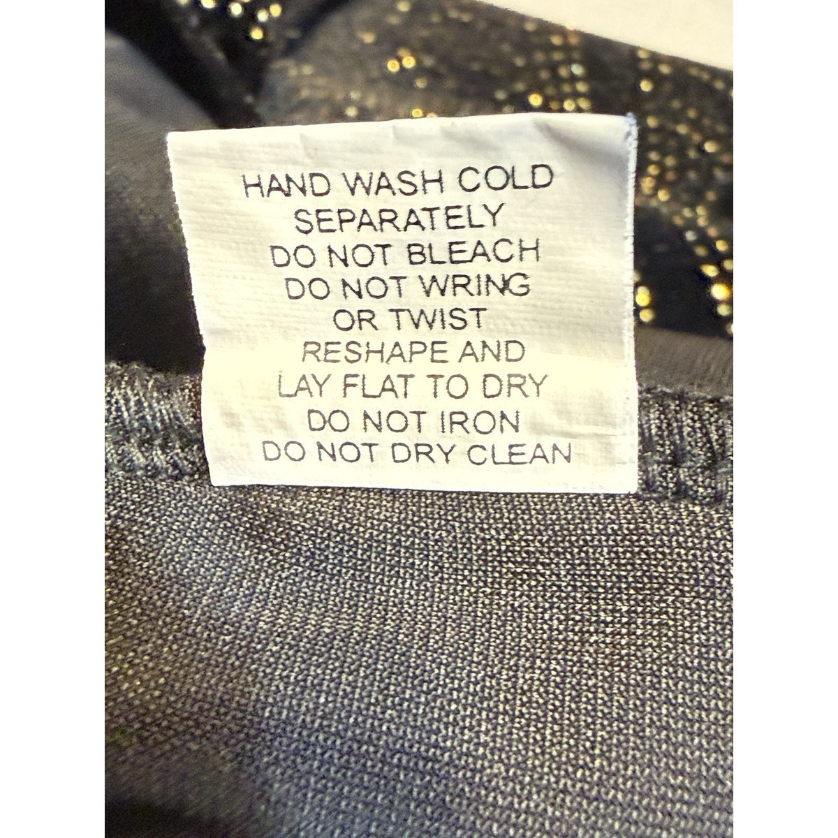 Notations Rich Black Velvet & Gold Cardigan & Cami 1 Pc Top Party Cocktail XL