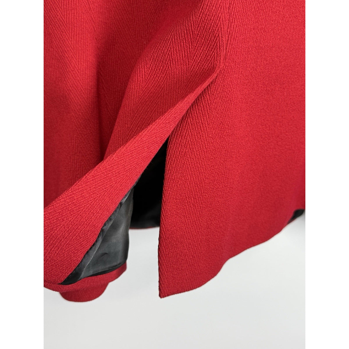 Mary Kay by Twinhill Red Blazer Jacket Women’s Size 1XW Gold Button Zip Pockets