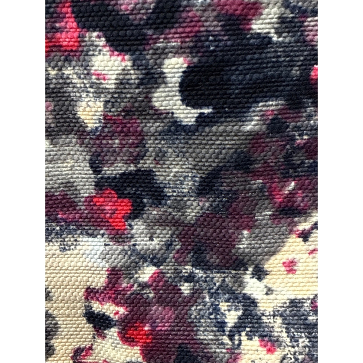 Talbots Purple Pink Gray Floral Pencil Skirt Career Womens Size 20W Back Zipper