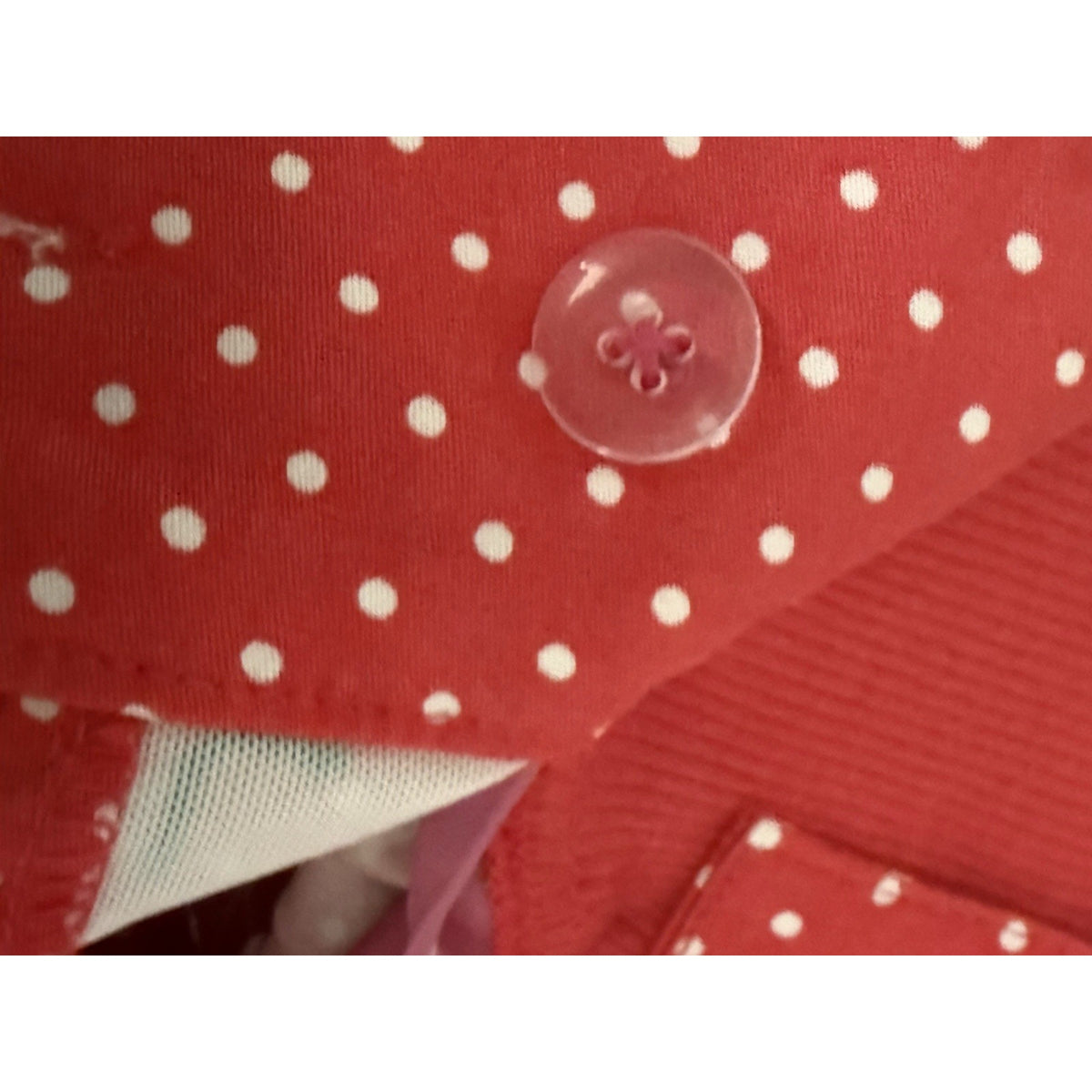 Woman Within 28W Pink Polka Dot Stretch Pants Natural Fit Tummy Control NWOT