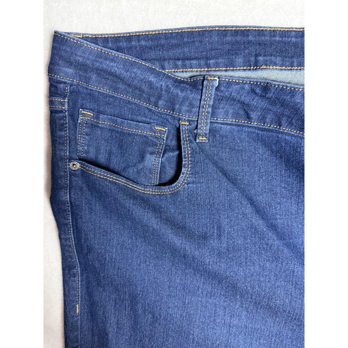 Old Navy Super Skinny Jeans Women’s Plus Size 30 Dark Wash Stretch Denim 30x29