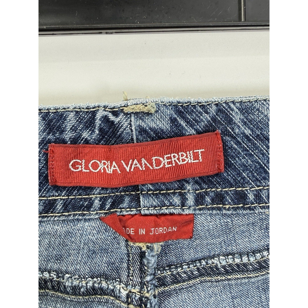 Gloria Vanderbilt Women’s Jeans Size 12 Blue Stretch Denim Straight Leg Classic