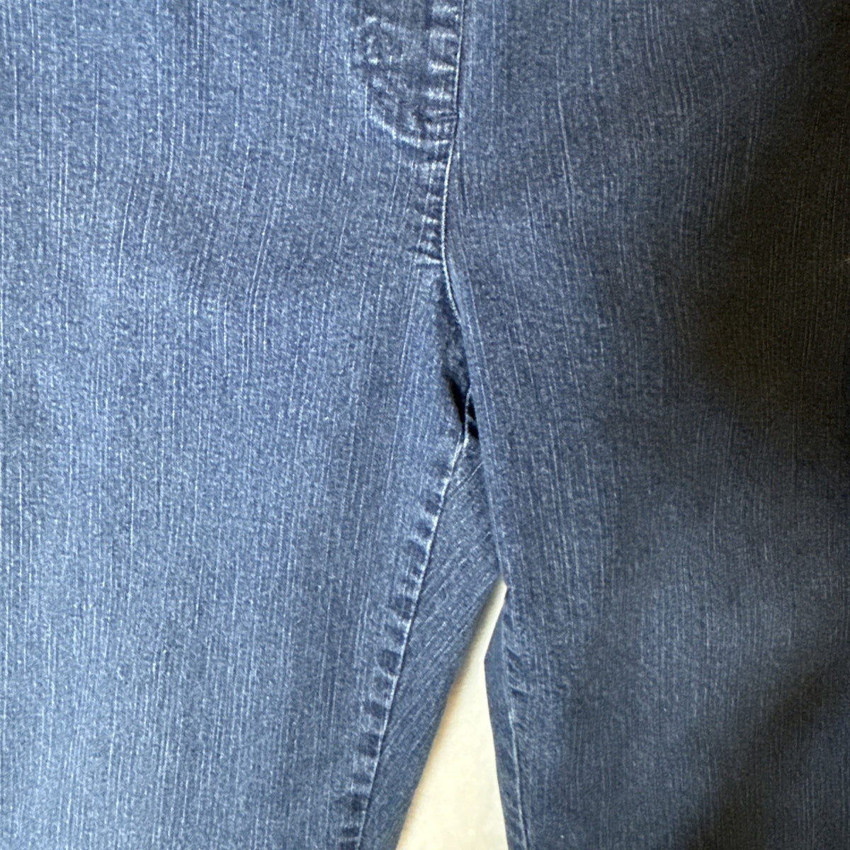 Ruby Rd. Women's 10 Jeans Blue Denim Stretch Faux Front Pockets Casual Pullon