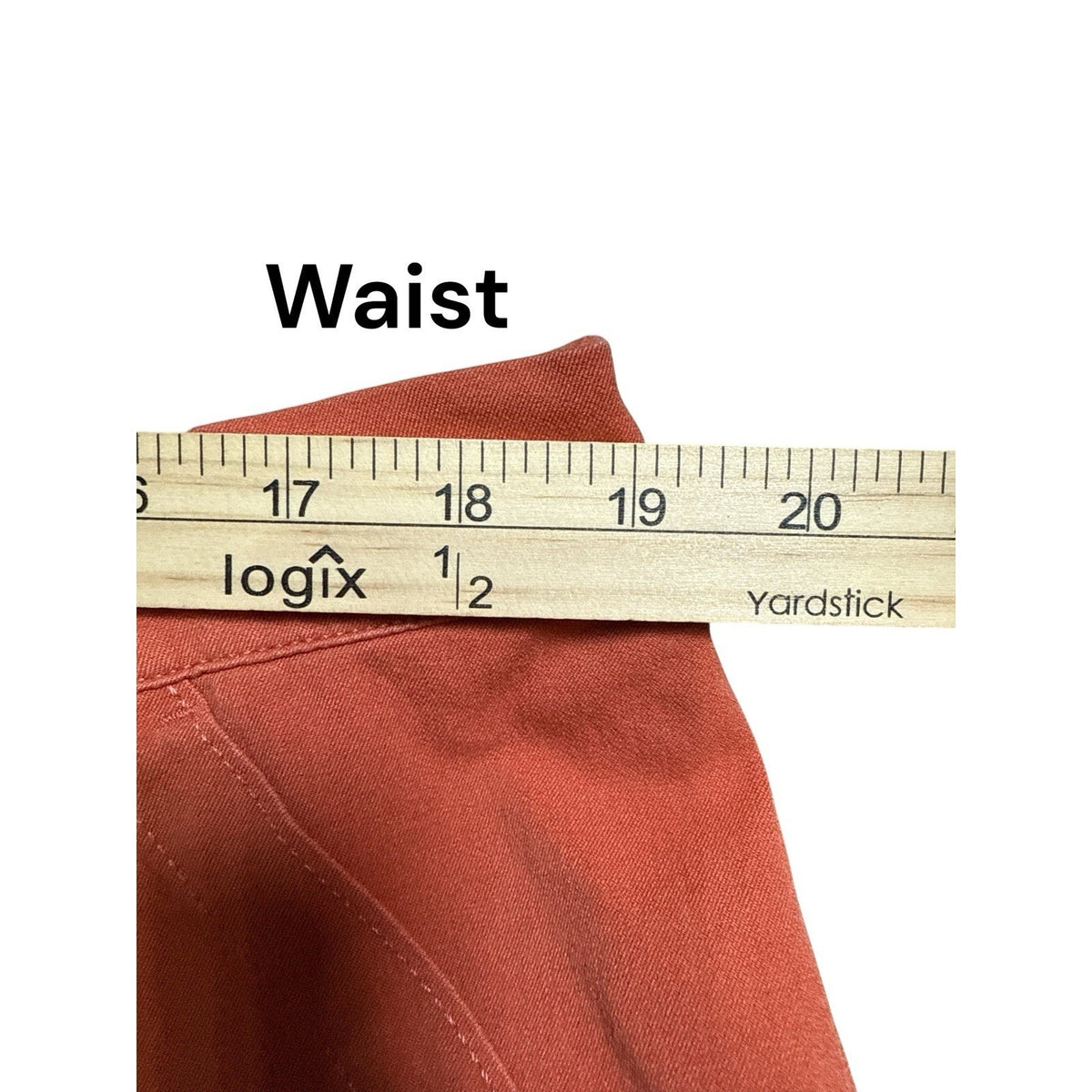 AnyBody Rust Cargo Pants XL Pull-On Stretch Cotton Blend Pockets Casual Comfy