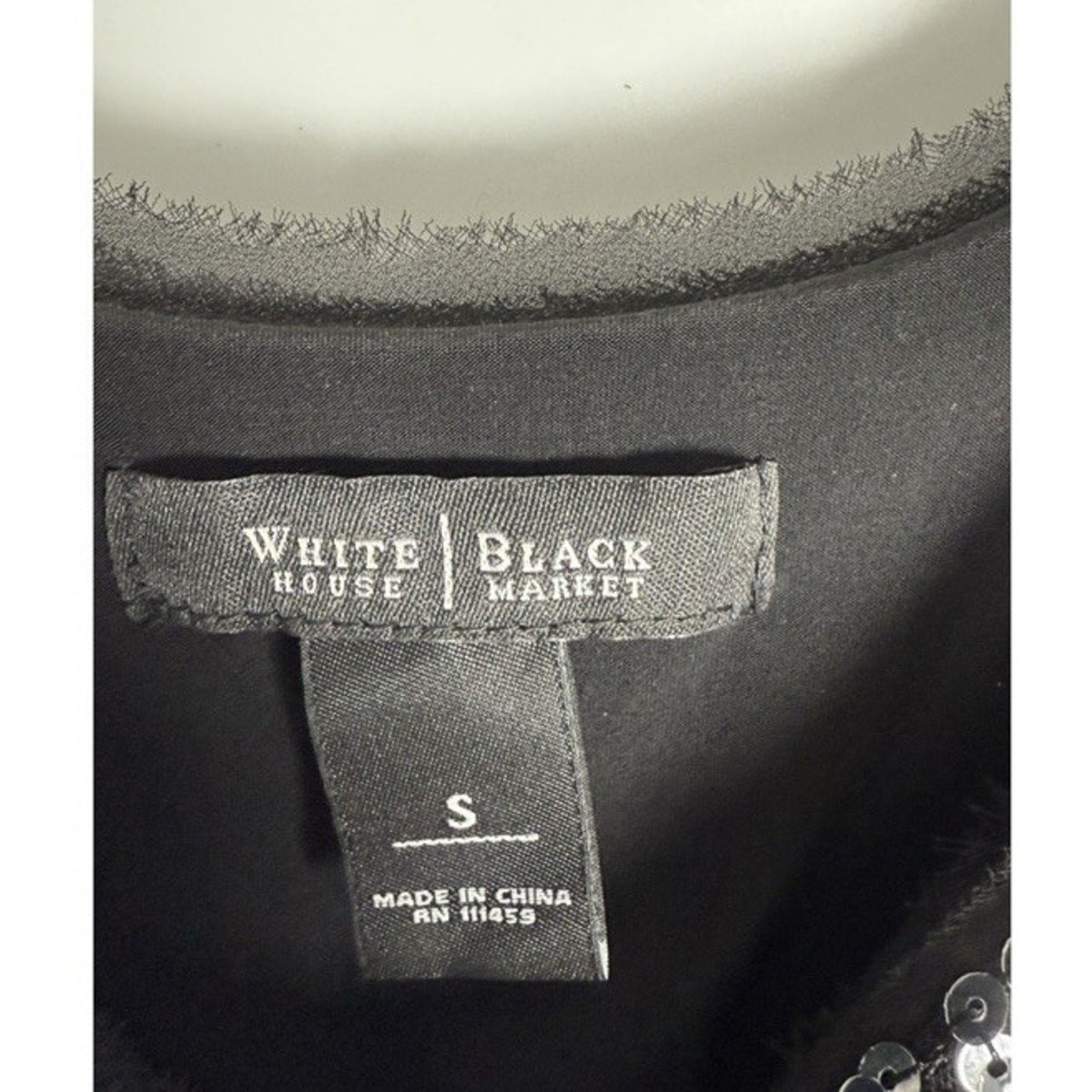 White House Black Market Silver Sequin Mini Dress Black/Grey/Ombre Holiday Sz S