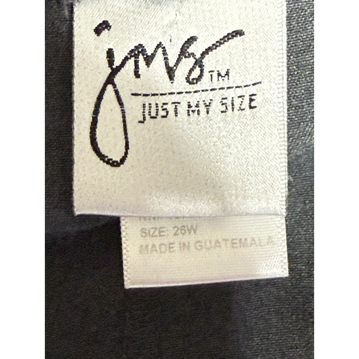JMS Just My Size Women’s elastic waist gray Pull On Pants Plus Size 26w
