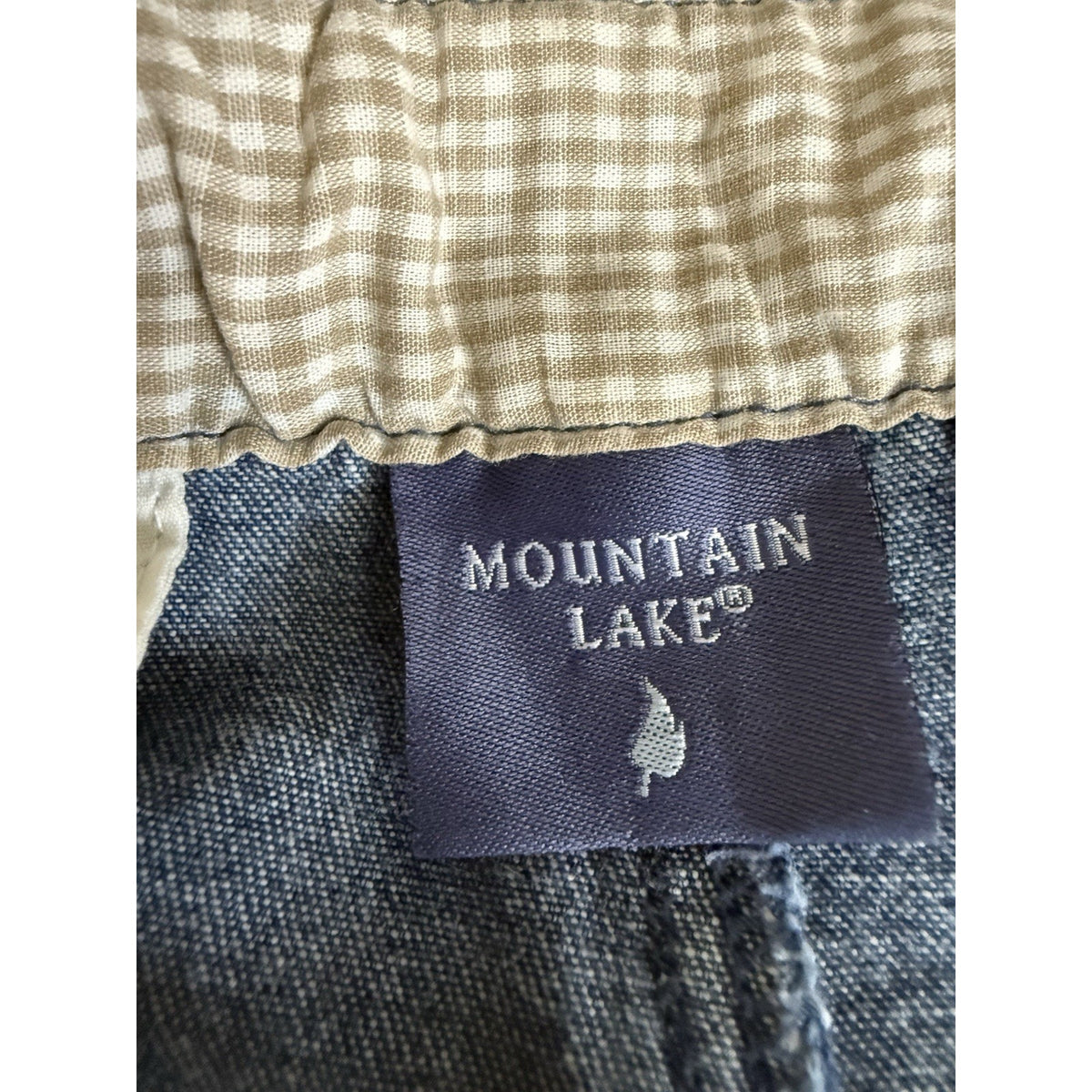 Women’s Mountain Lake Blue Jeans Denim Shirt Size 12 100% Cotton