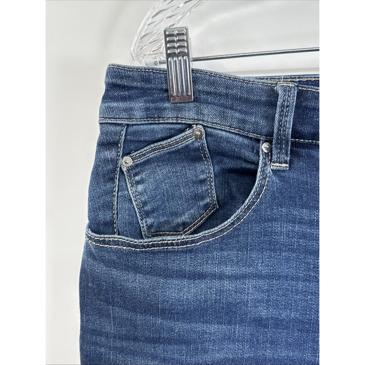 Chicos Women’s 12R Boyfriend Ankle Jeans Size 2R Cotton Spandex Stretch