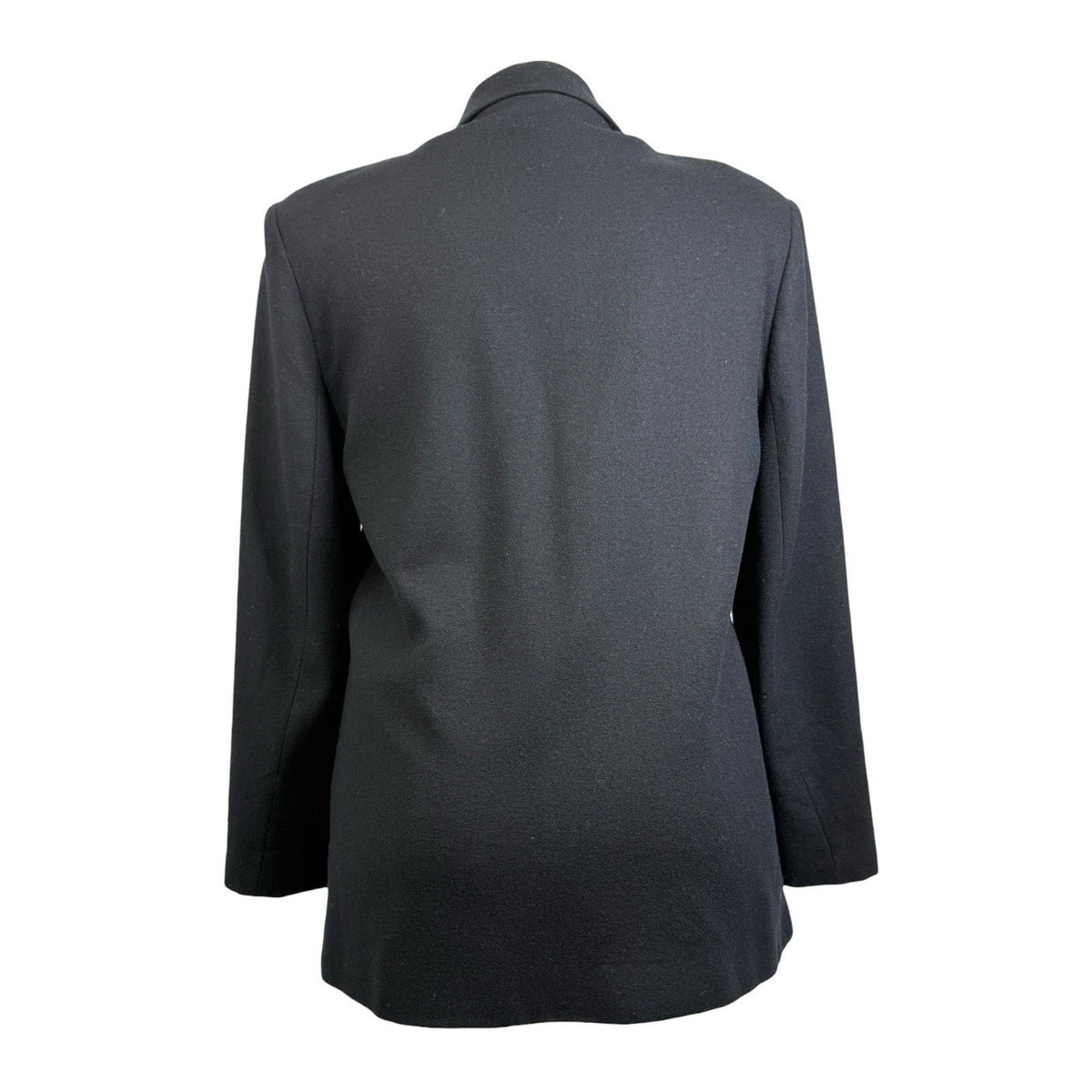 Sag Harbor Black Blazer Jacket Gold Button Classic Tailored Women’s 12