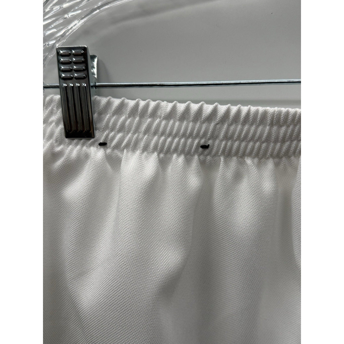 ALFRED DUNNER Women's White Pull-on Capri Pants 14P Back Elastic Front Pockets