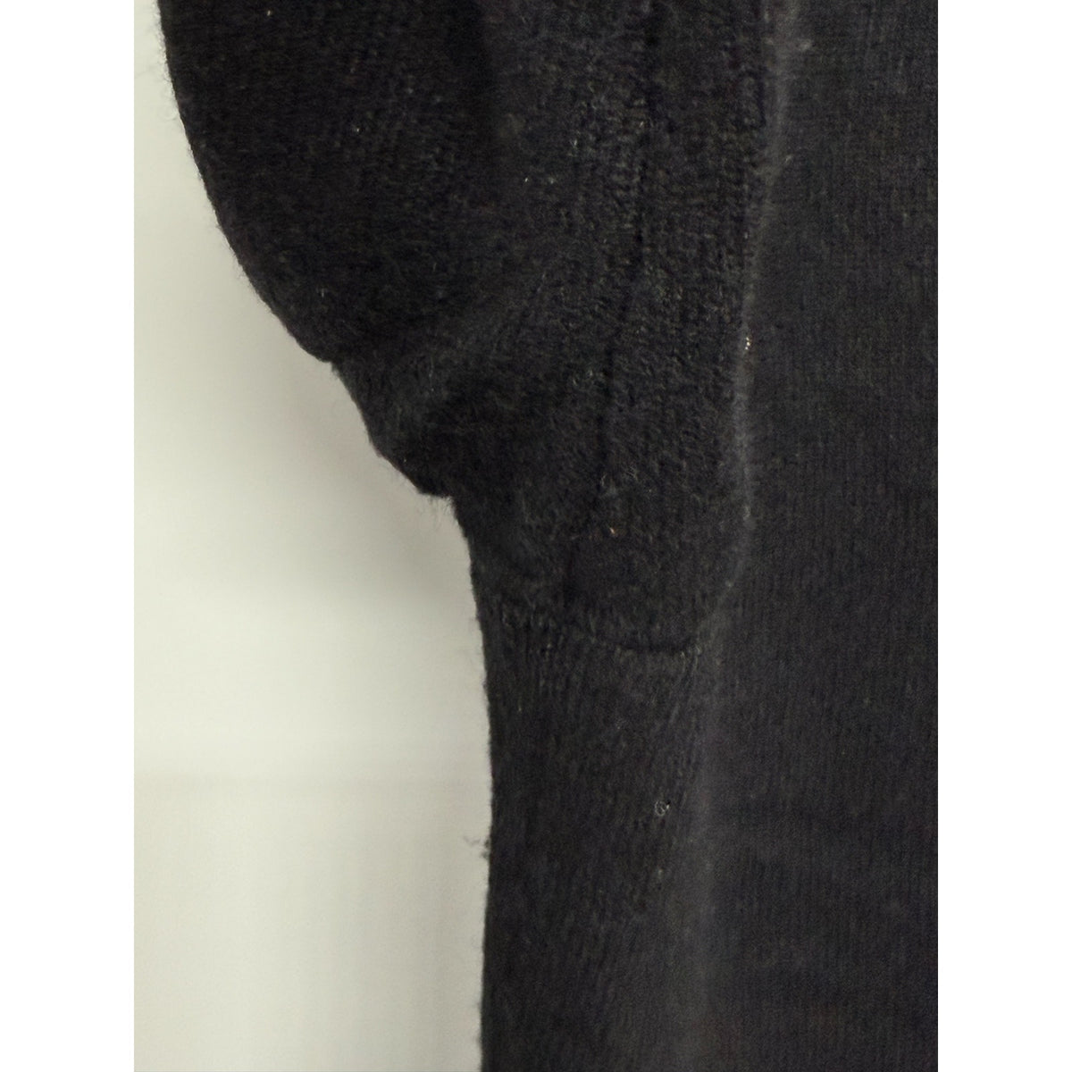 Talbots Pure Cashmere Black Crewneck Sweater Women’s Medium 3/4 Sleeve