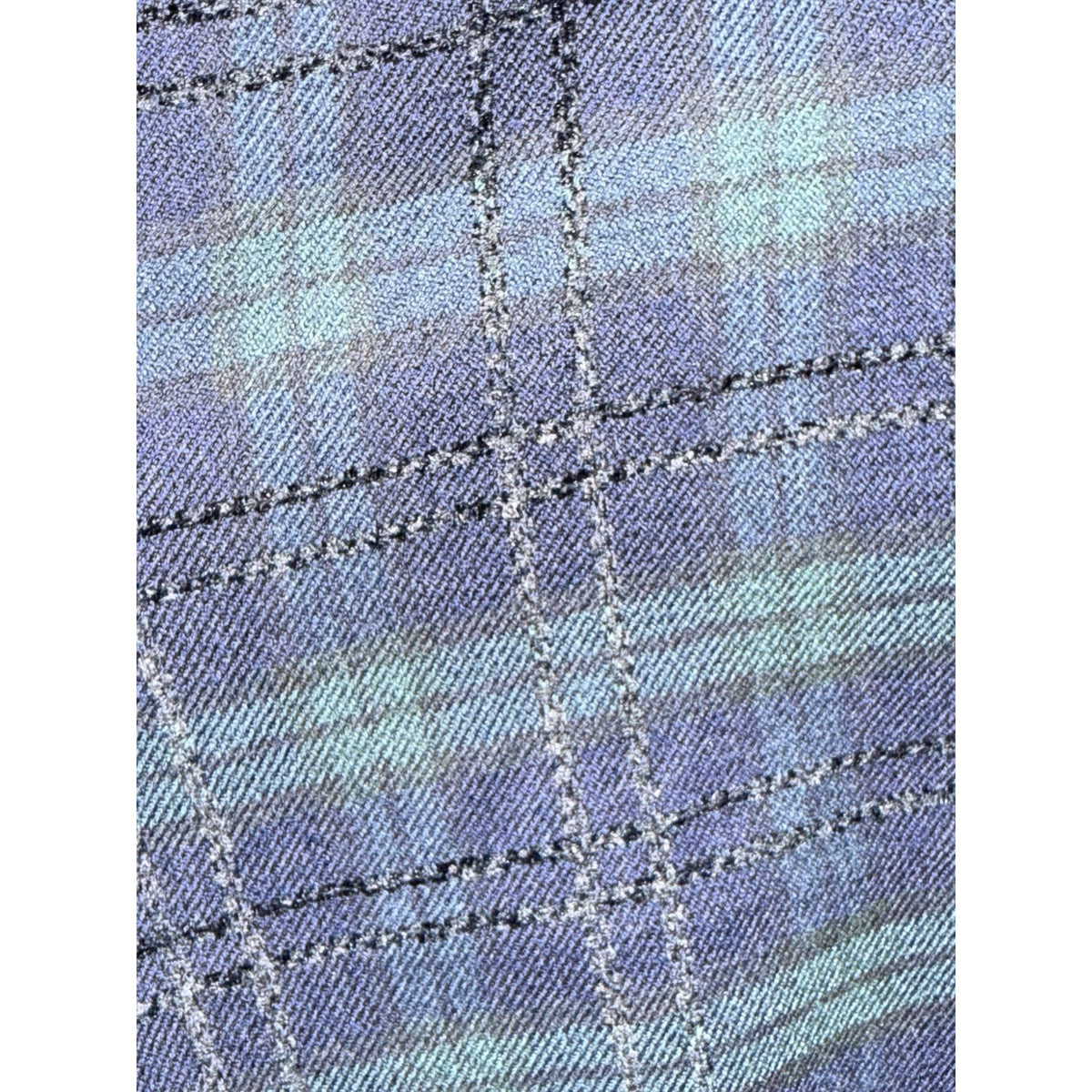 Crown & Ivy Cropped Straight Wide Leg Dress Pants Green Tartan Plaid Mid Rise 8